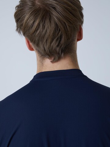 SPORTKIND Performance shirt 'Langarmshirt High-Neck' in Blue