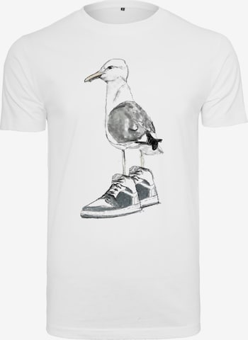 T-Shirt Mister Tee en blanc : devant