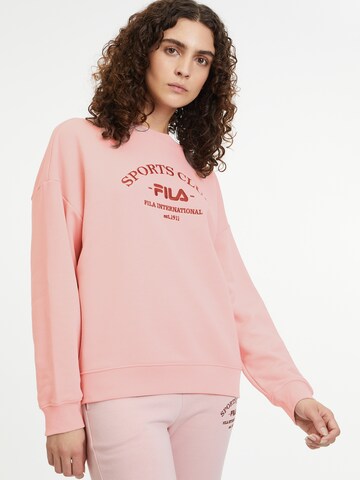 Sweat-shirt 'BOROD' FILA en rose : devant