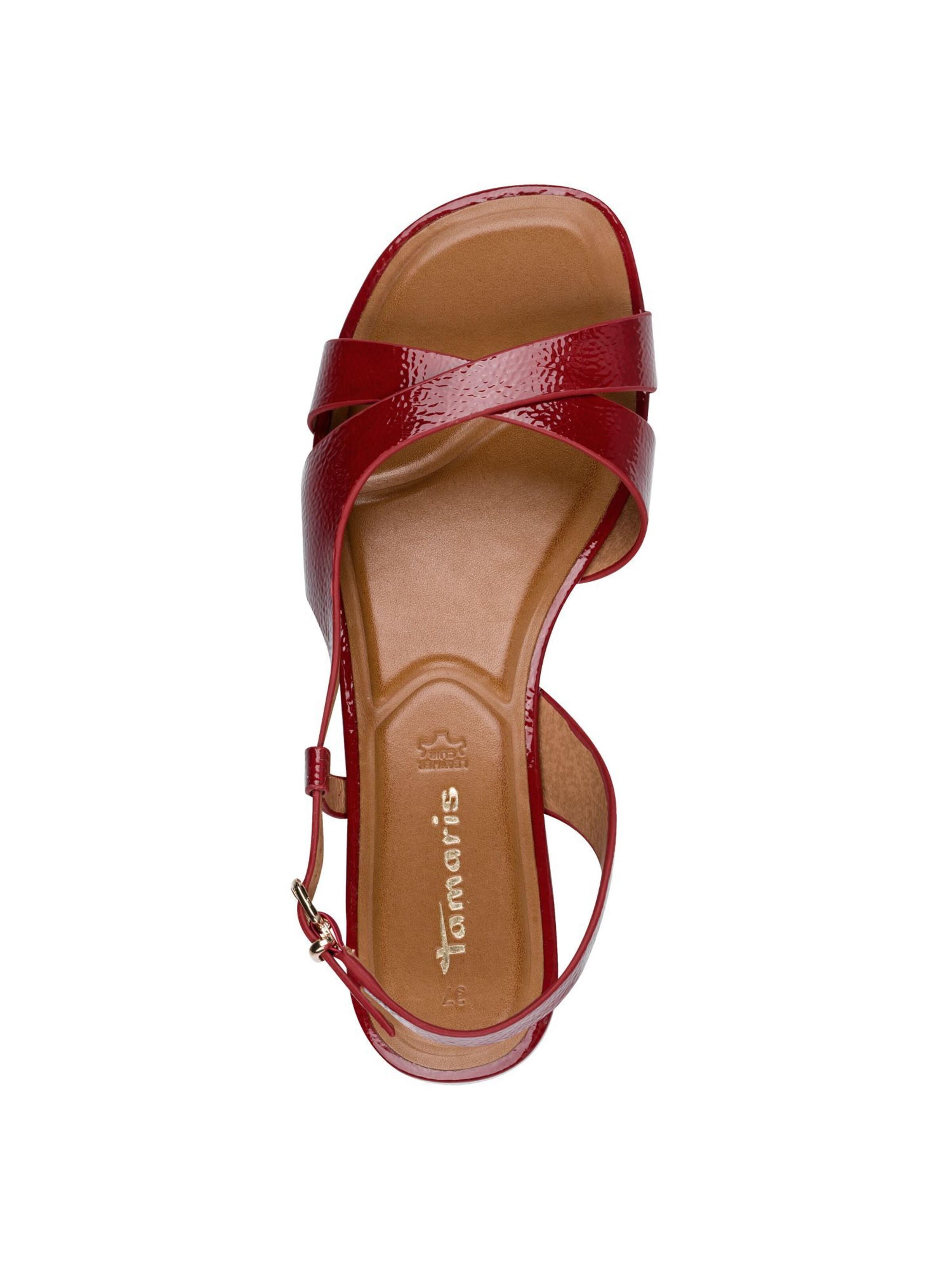 Sandales Tamaris en rouge