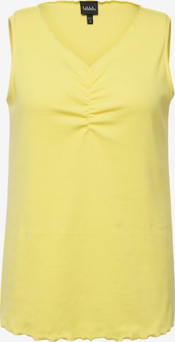 Ulla Popken Top in Gelb: Vorderseite