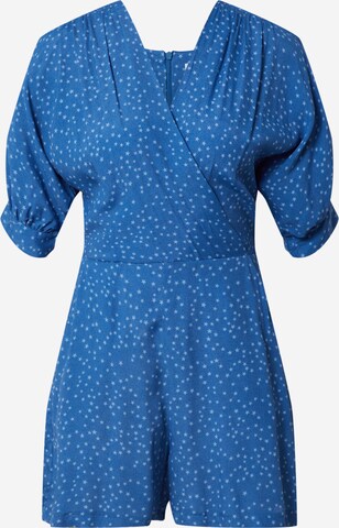 Closet London Jumpsuit in Blue: front