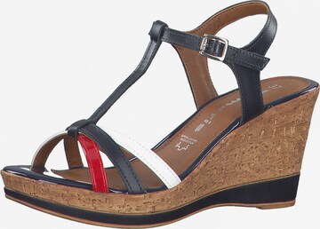 TAMARIS Sandals in Blue: front