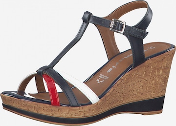 TAMARIS Sandals in Blue: front