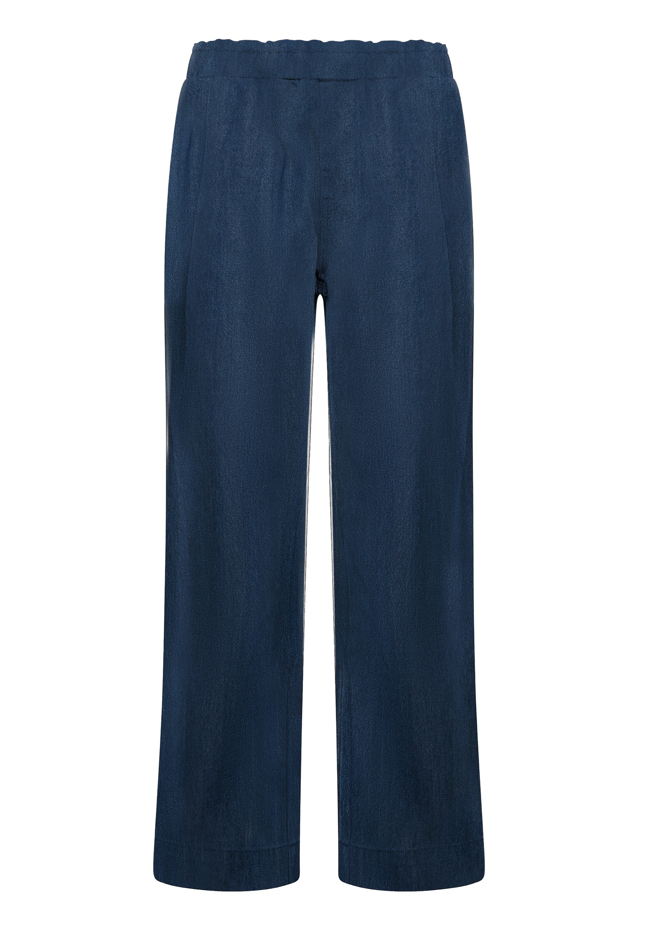 DEHA Loosefit Bandplooi jeans in Blauw: voorkant
