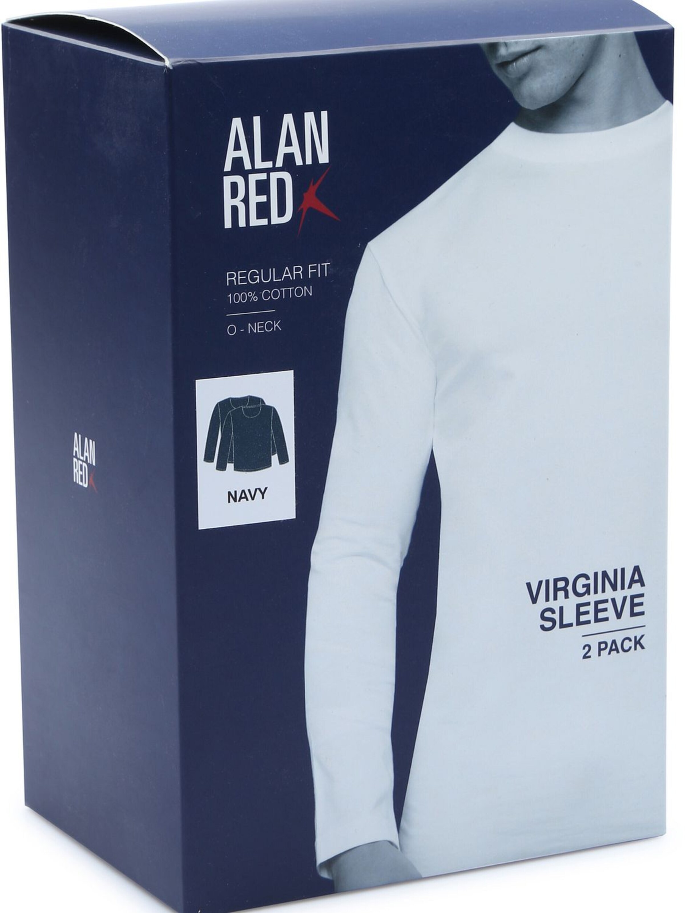 alan red Shirt 'Virginia' in Blue