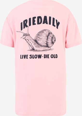 Iriedaily Shirt 'Live Slow' in Roze