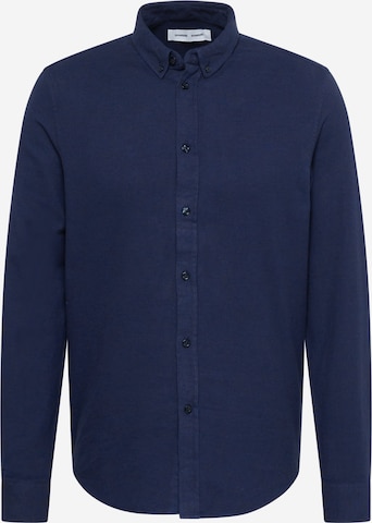 Samsøe Samsøe Button Up Shirt 'LIAM' in Blue: front