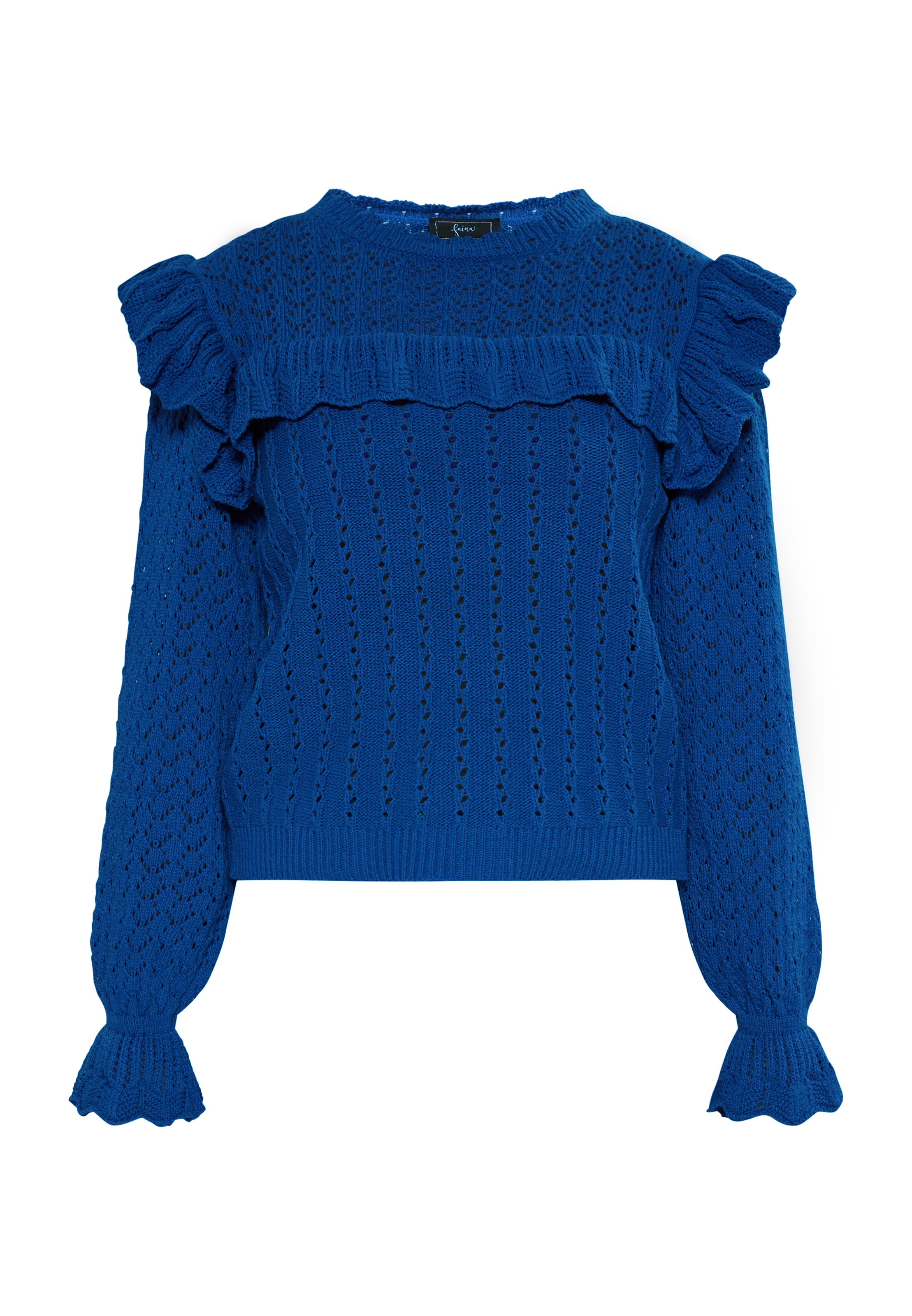 faina Sweater in Blue: front