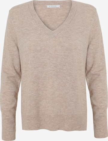 Pull-over 'Roni' TATUUM en beige : devant
