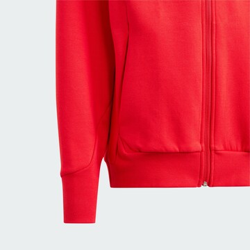 ADIDAS PERFORMANCE Athletic Zip-Up Hoodie 'Z.N.E.' in Red