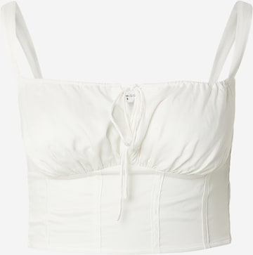 CITA MAASS Overdel 'Ditsy' i hvid: forside