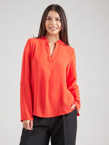 QS Bluse in Rot: Vorderseite