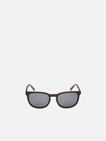 TIMBERLAND - Gafas de sol 'Timberland TB00074 Red/horn 55/21/145 MAN Sunglasses' en negro: frente
