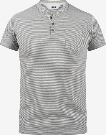 !Solid Shirt 'Alfi' in Grey: front