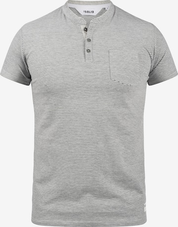 !Solid Shirt 'Alfi' in Grey: front