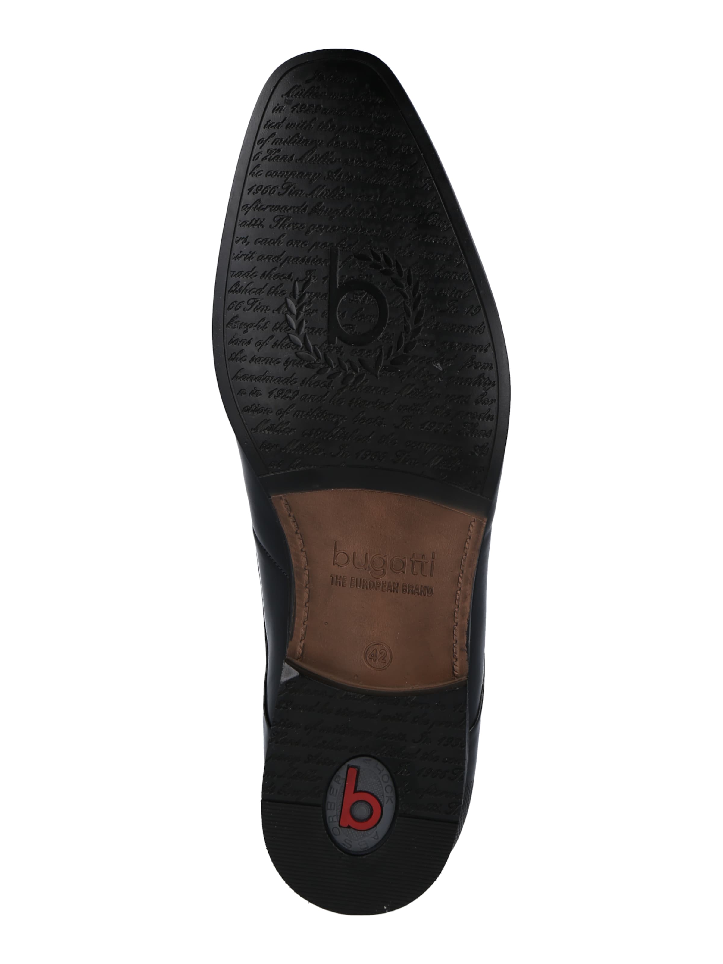 bugatti Schnürschuh 'Mattia II' in Schwarz