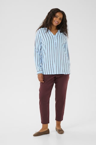 KAFFE CURVE - Blusa 'KCsida' en azul