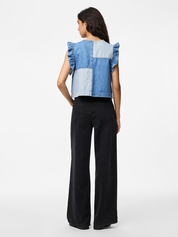 PIECES Bluse 'PCFie' in Blau