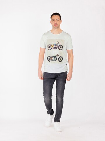 T-Shirt 'Brake' Key Largo en blanc