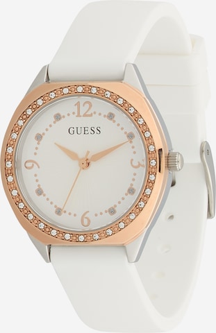 Montre à affichage analogique 'CHARLOTTE' GUESS en blanc : devant