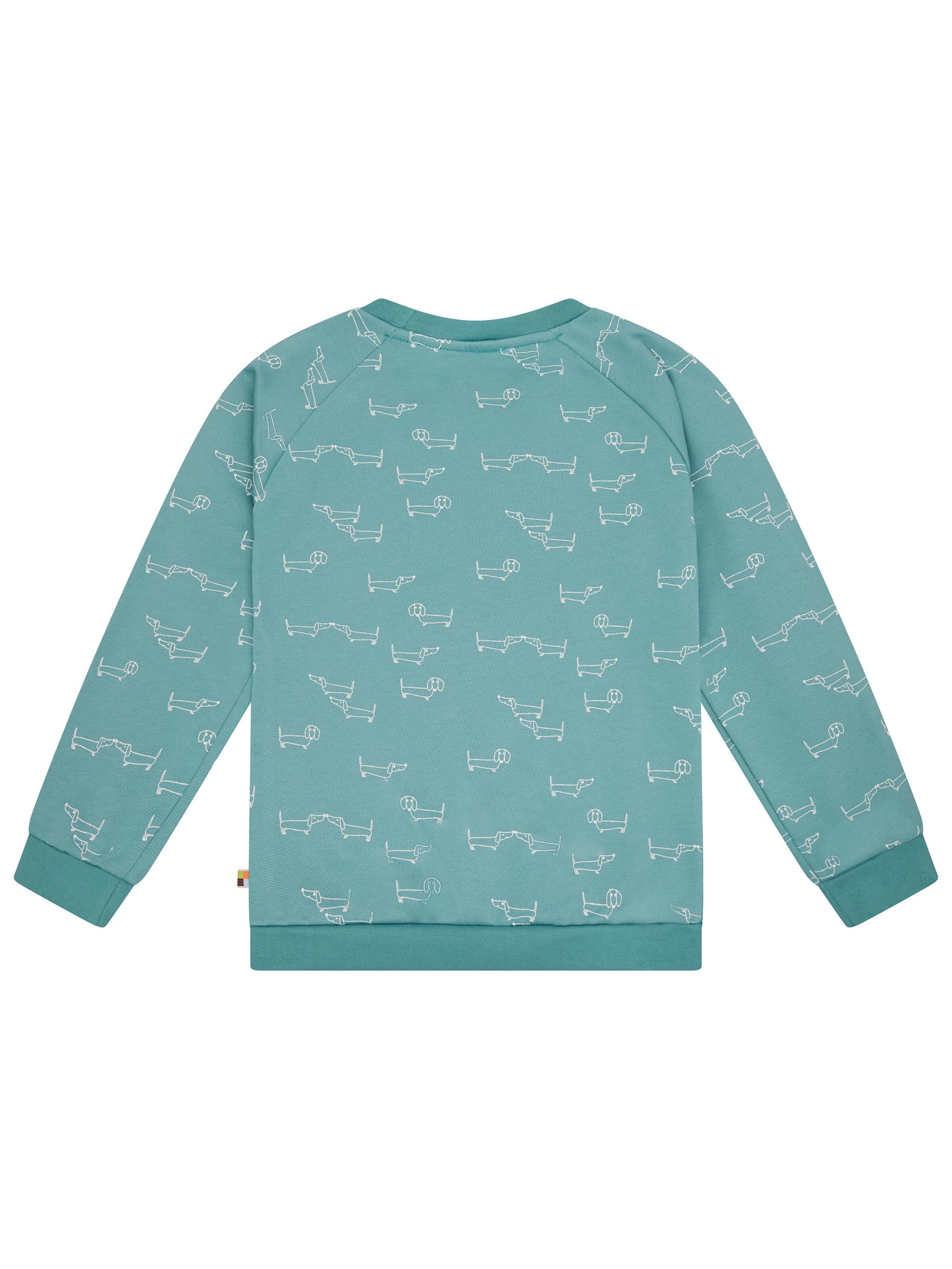 loud + proud Sweater 'Dackel' in Green