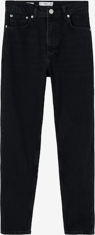 MANGO Tapered Jeans 'Mom 80' in Black: front