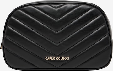 Trousses de toilette 'Doga' Carlo Colucci en noir : devant