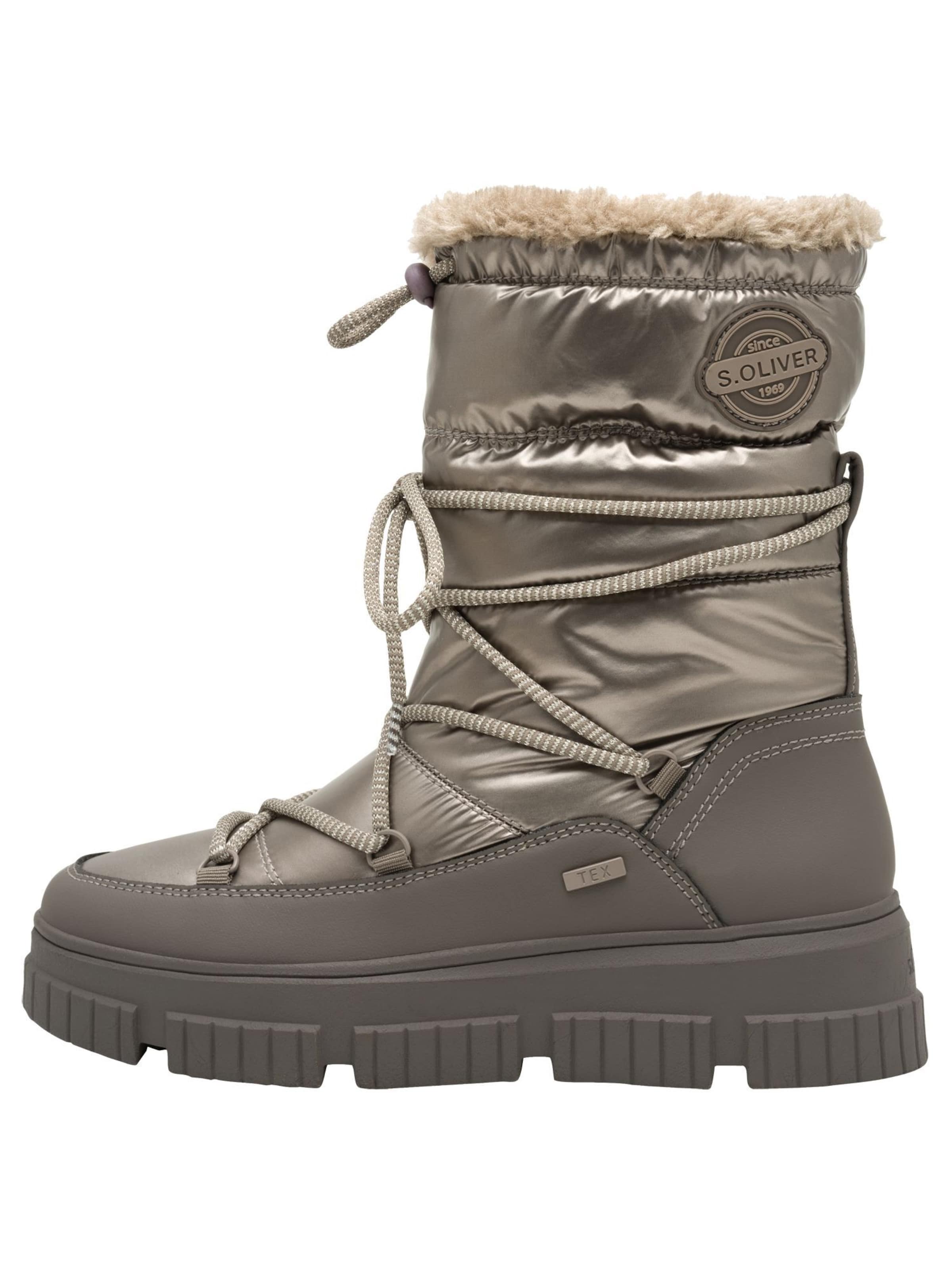 s.Oliver Snowboots in Bronze