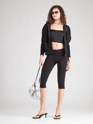 GUESS Zip-Up Hoodie in Black