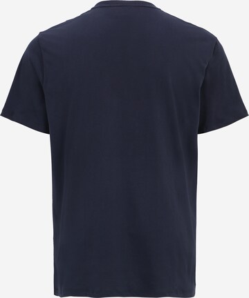 Jack & Jones Plus T-shirt 'CARLO' i blå