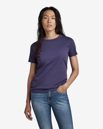 T-shirt G-Star RAW en violet : devant
