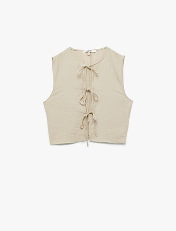 Koton Blusentop in Beige: Vorderseite