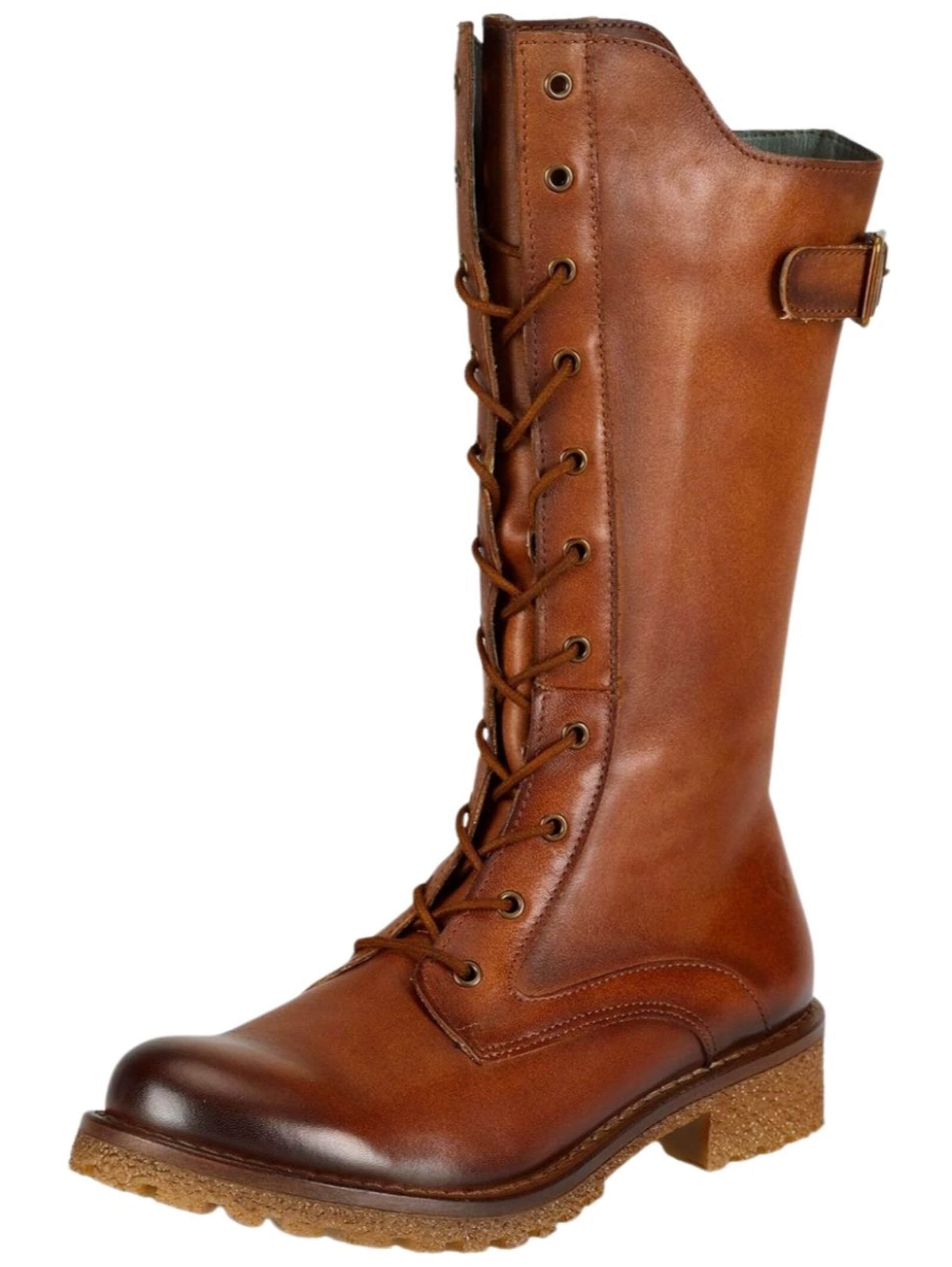 FELMINI Lace-up boot 'Caster E331' in Brown: front