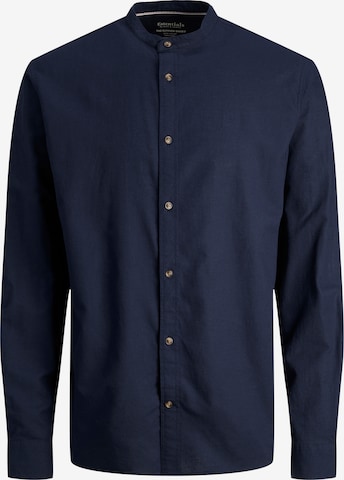 JACK & JONES Button Up Shirt 'Summer Band' in Blue: front