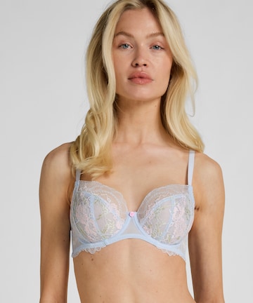 Hunkemöller Classic Bra 'Miri' in Blue: front