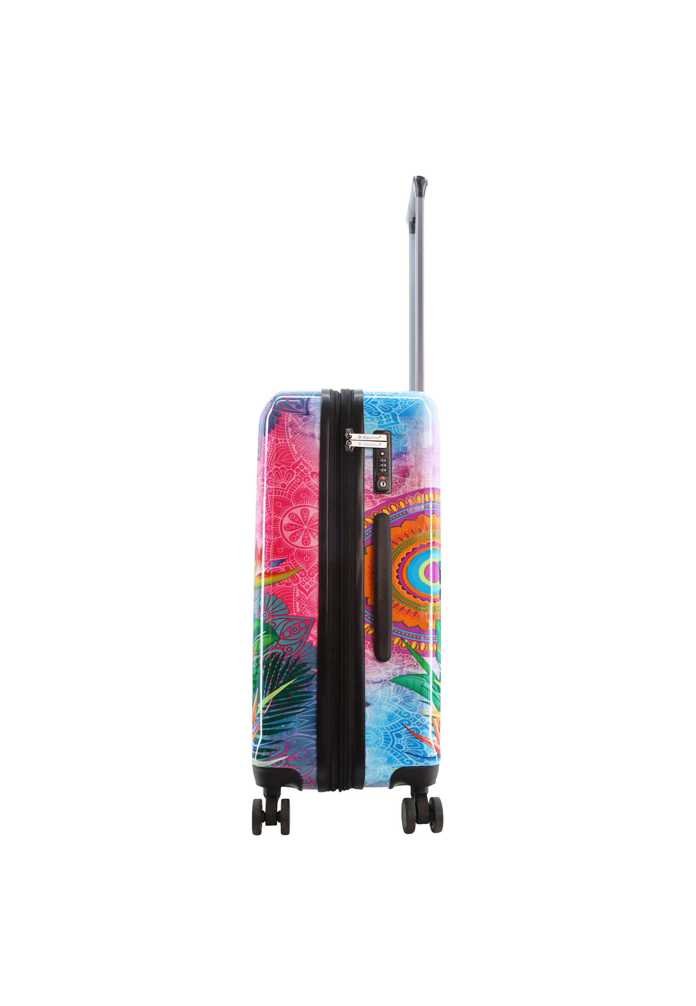 Saxoline Blue Suitcase in Mixed colors