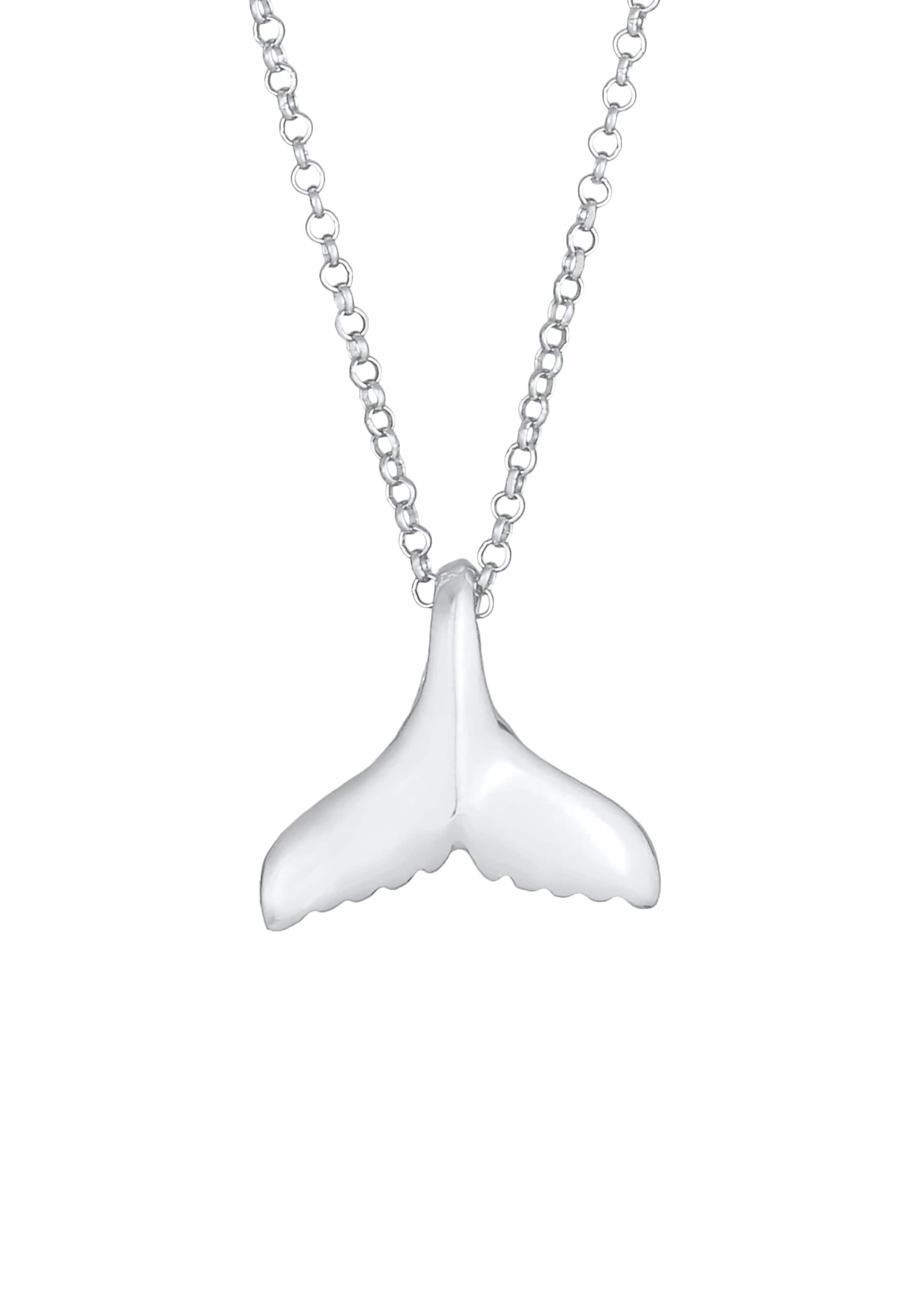 ELLI Necklace 'Fisch' in Silver