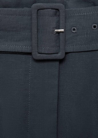 MANGO Wide leg Pantalon 'Yati' in Blauw