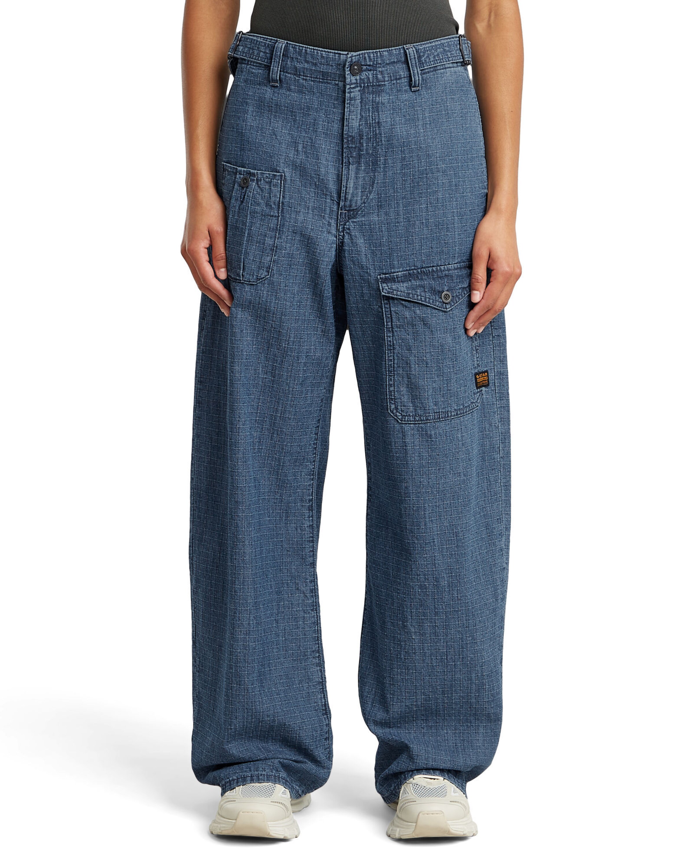 G-STAR Loosefit Jeans in Blauw: voorkant