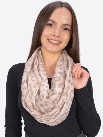 Seasons of April Tube Scarf 'Kiwi' in Beige