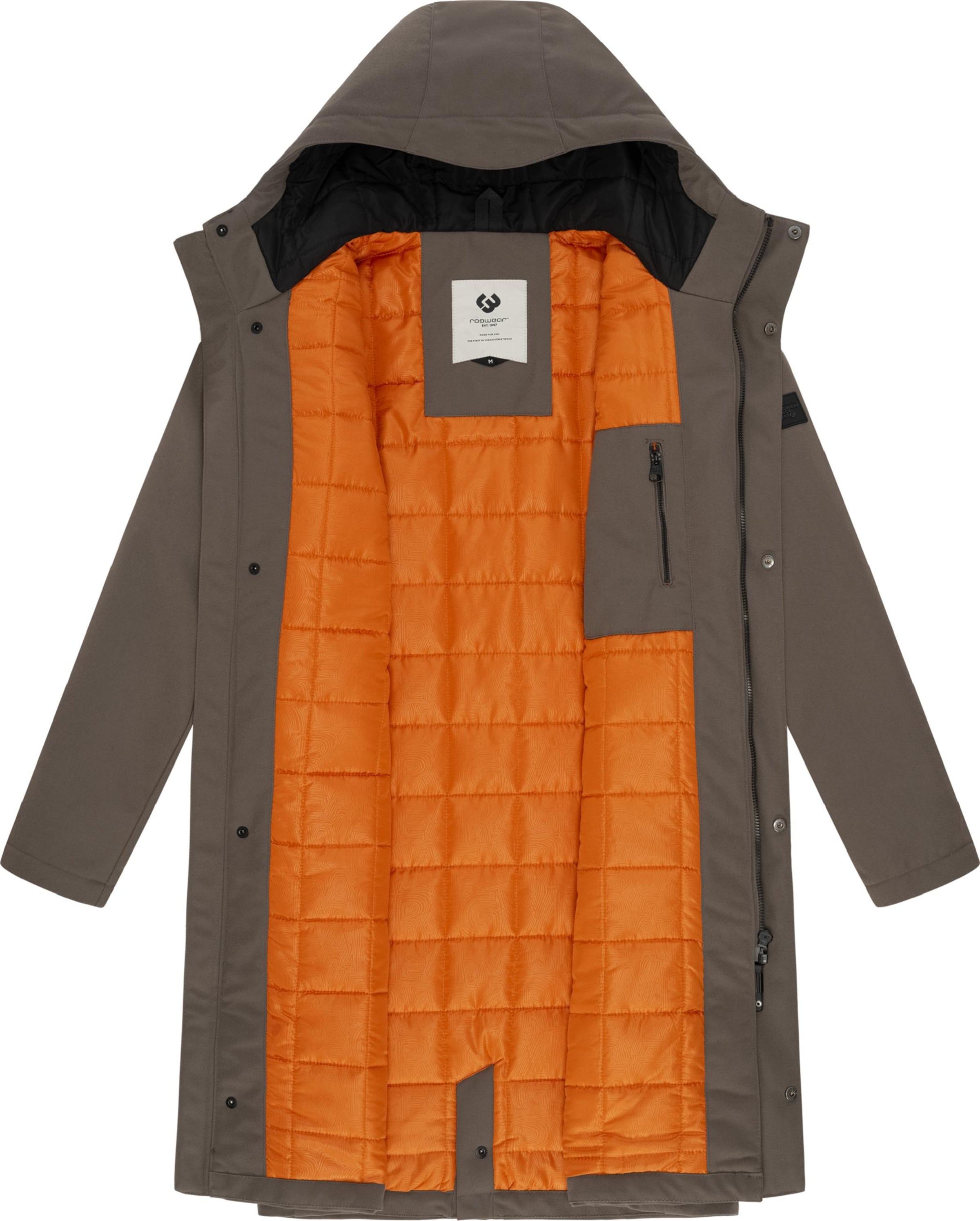 RagwearZimski kaput 'Mr Them' - smeđa boja