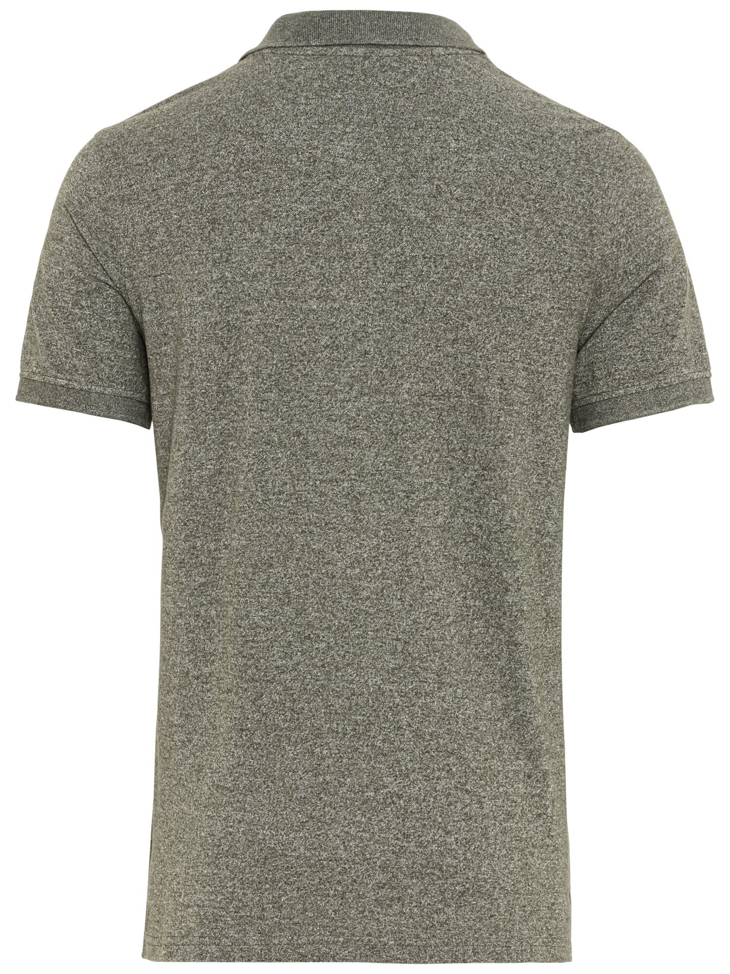 CAMEL ACTIVE Kurzarm Poloshirt aus nachhaltigem Baumwollmix in Grün