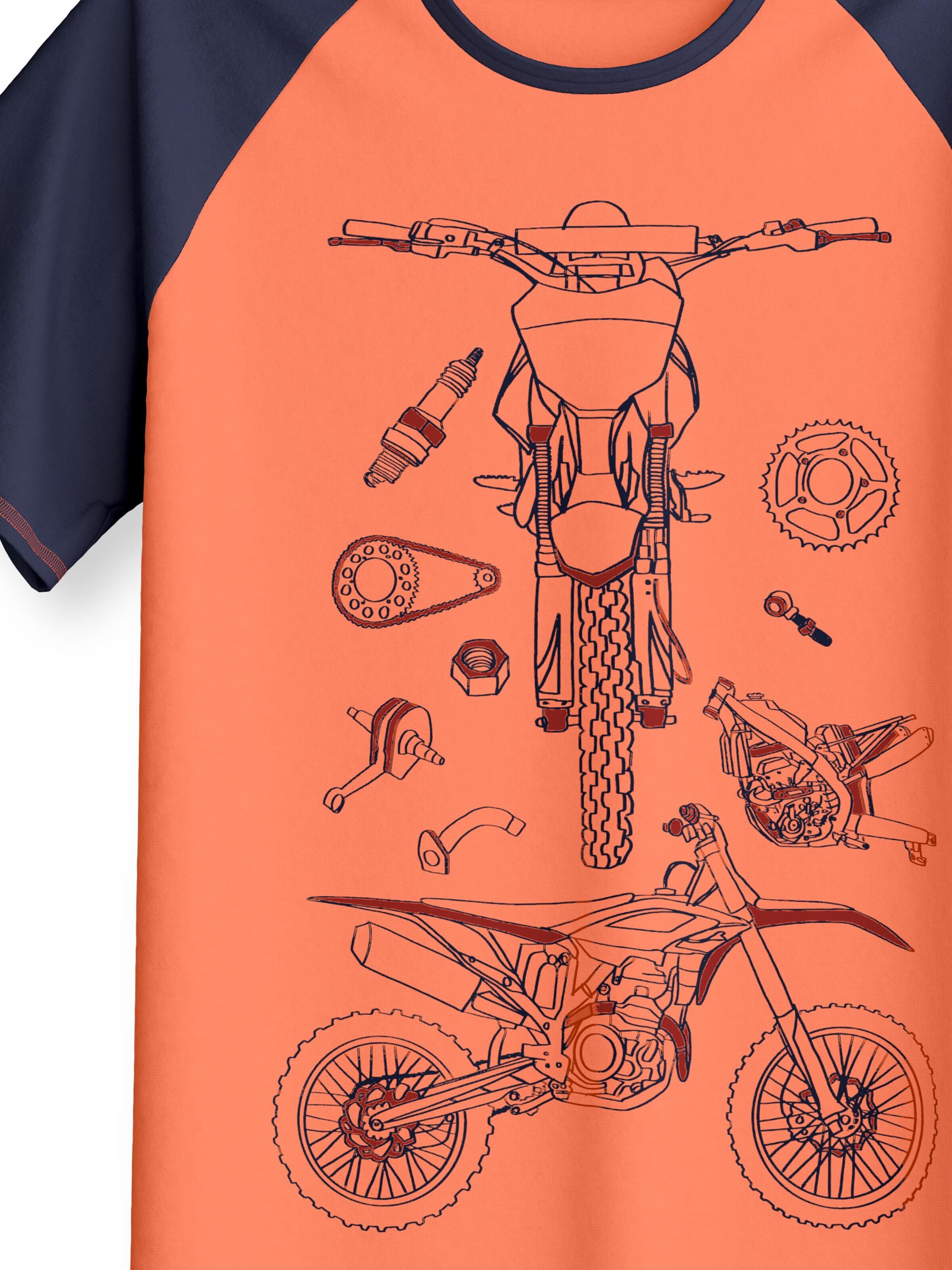 CALIDA Pajamas 'Kids Sports' in Orange