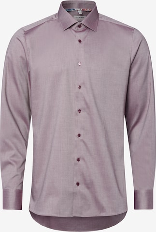 OLYMP Button Up Shirt in Purple: front