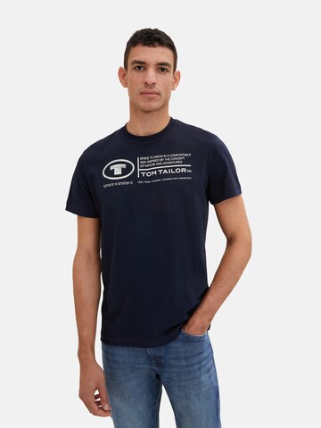 TOM TAILOR T-Shirt in Blau: predná strana