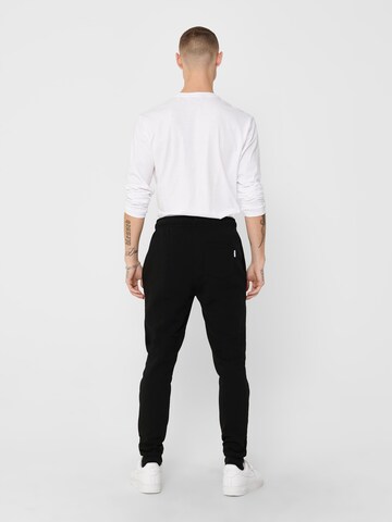 Only & Sons Tapered Broek 'Ceres' in Zwart