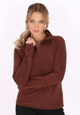 faina Athlsr - Pullover em castanho: frente