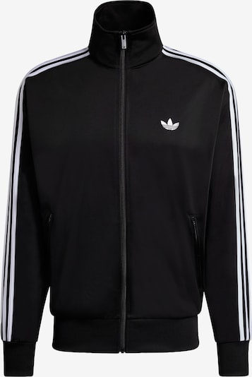 Džemperis 'Firebird' iš ADIDAS ORIGINALS, spalva – juoda / balta, Prekių apžvalga