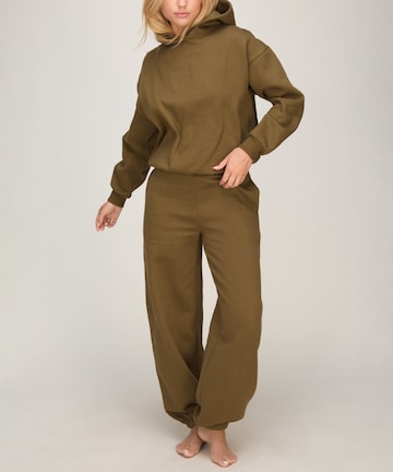 Pantalon de pyjama Hunkemöller en vert : devant